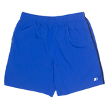 STARTER Mens Sports Shorts Blue Relaxed L W34