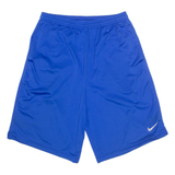 NIKE Mens Sports Shorts Blue Relaxed S W28