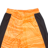ADIDAS PRIME BLUE Mens Sports Shorts Orange Relaxed Crazy Pattern S W24