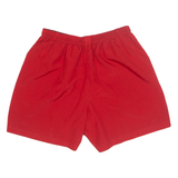 NIKE Mens Sports Shorts Red Relaxed L W30