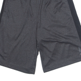 REEBOK Mens Sports Shorts Grey Relaxed S W26