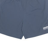 REEBOK Mens Sports Shorts Blue Relaxed XL W36
