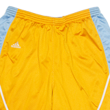 ADIDAS T-Lady Volunteers USA Womens Sports Shorts Yellow Relaxed XL W30