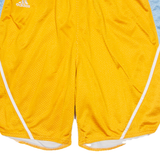 ADIDAS T-Lady Volunteers USA Womens Sports Shorts Yellow Relaxed XL W30