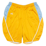 ADIDAS T-Lady Volunteers USA Womens Sports Shorts Yellow Relaxed XL W30