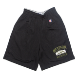 CHAMPION Western Michigan USA Mens Sports Shorts Black Relaxed S W24