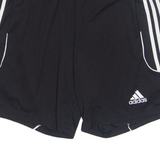 ADIDAS Mens Sports Shorts Black Relaxed L W30