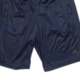 ADIDAS Mens Sports Shorts Blue Relaxed L W30