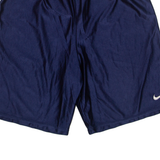 NIKE Mens Sports Shorts Blue Relaxed 90s L W30