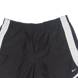NIKE Womens Sports Shorts Black Relaxed UK 10 W30