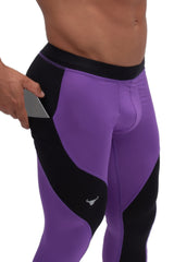 Purple/Black Meggings