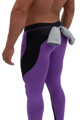 Purple/Black Meggings