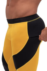 Yellow/Black Meggings