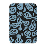 Black Melting Faces Mini Wallet