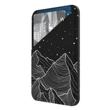 Black Night Panorama Mini Wallet