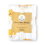 Minky Fleece Sensory Baby Blanket - Bakery Buns