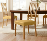 Anyseat Yellow PU Leather Chair Cover – Slipcover for Dining, Kitchen, Hotel, Banquet & Living Room Chairs