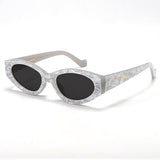 Kat x Money Moves - Silver Cateye Sunglasses