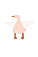 Muslin cuddle cloth - Pink Goose