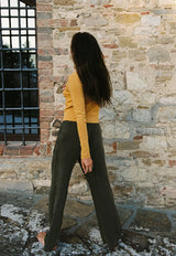 Organic Rib Cardigan