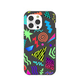 Black Neon Blast iPhone 14 Pro Case