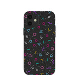 Black Neon Nostalgia iPhone 12/ iPhone 12 Pro Case