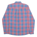 SHERPA Mens Shirt Blue Check Long Sleeve L