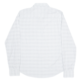 CALVIN KLEIN JEANS Mens Shirt White Striped Long Sleeve L