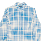 TOMMY HILFIGER Womens Shirt Grey Check Long Sleeve UK 8
