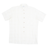 CAMPIONE Mens Shirt White Striped L
