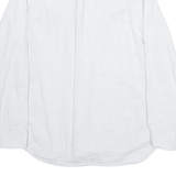 VANS Mens Plain Shirt White Long Sleeve M