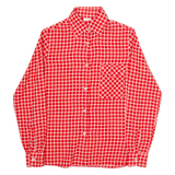 Womens Shirt Red Check Long Sleeve S