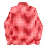 Womens Shirt Red Check Long Sleeve S