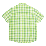 JACK WOLFSKIN Slim Fit Mens Shirt Green Check XL