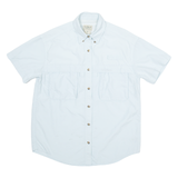 LL BEAN Womens Plain Shirt Blue XS