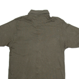 BOSS Mens Plain Shirt Brown Linen M