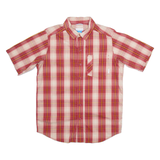 COLUMBIA Mens Shirt Red Check M