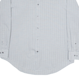CALVIN KLEIN Slim Fit Mens Shirt Grey Check Long Sleeve L