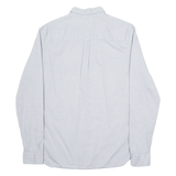 ALL SAINTS Mens Plain Shirt Grey Long Sleeve S