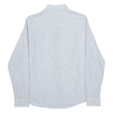 ALL SAINTS Mens Plain Shirt Grey Long Sleeve S