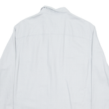 ALL SAINTS Mens Plain Shirt Grey Long Sleeve S