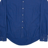 LEVI'S Mens Shirt Blue Check Long Sleeve L