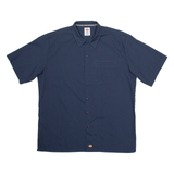 DICKIES Mens Worker Shirt Blue 2XL