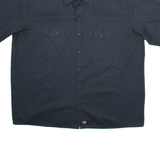 DICKIES Mens Worker Shirt Black 2XL