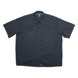 DICKIES Mens Worker Shirt Black 2XL