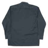 DICKIES Nokian Tyres Mens Worker Shirt Black Long Sleeve M