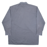 DICKIES Mens Worker Shirt Grey Long Sleeve L