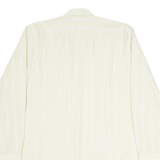 BAOR Mens Shirt Yellow Striped Long Sleeve M