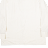 WALDE Mens Shirt Beige Striped Long Sleeve L