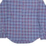 TOMMY HILFIGER Mens Shirt Blue Check Long Sleeve M